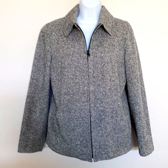 Laura Ashley Small Full Zip Jacket Tweed Type. - Picture 1 of 11